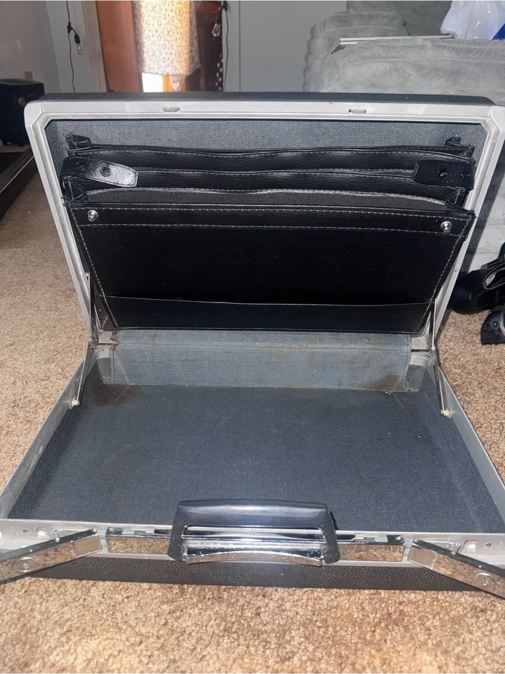 Samsonite Black Textured Hard Shell Briefcase